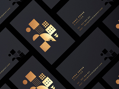 Gold Business Cards designs, themes, templates and downloadable graphic  elements on Dribbble