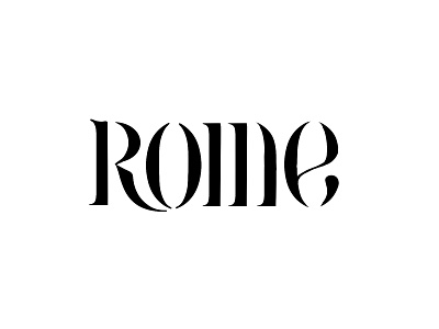 ROME - LETTERING - TEST animal black branding calligraphy capital city design icon identity illustration lettering art logo marks monogram rome symbol typography vintage
