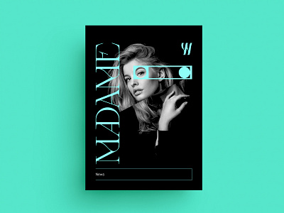 COVER - A4 - LAYOUT - MADAME animal branding design icon identity illustration layout lettering logo madame magazine marks symbol typography women