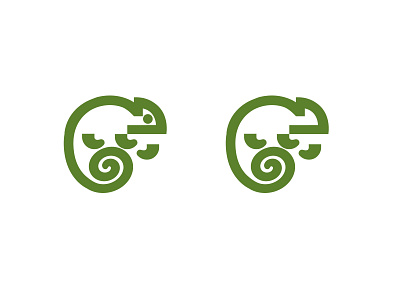 CHAMELEON - LOGO animal animals branding design green icon identity illustration jungle lizard logo mark marks symbol