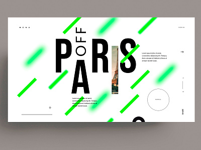 PARIS - OFF -WEBDESIGN animal black branding design figma france icon identity illustration logo mark marks paris sketch symbol ui ux webdesign website xd