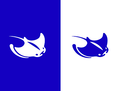 MANTA RAY - LOGO animal branding clean design icon identity illustration logo manta ray mark marks ray manta sea symbol wave