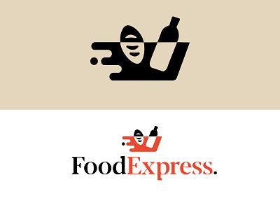 foodexpress animal bakery branding bread bread logo delivery design drink express food icon identity illustration logo mark market marks shop symbol