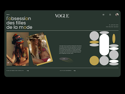 VOGUE WEBDESIGN animal black branding design figma icon identity illustration logo mark marks model sketch symbol template ui ux vogue xd