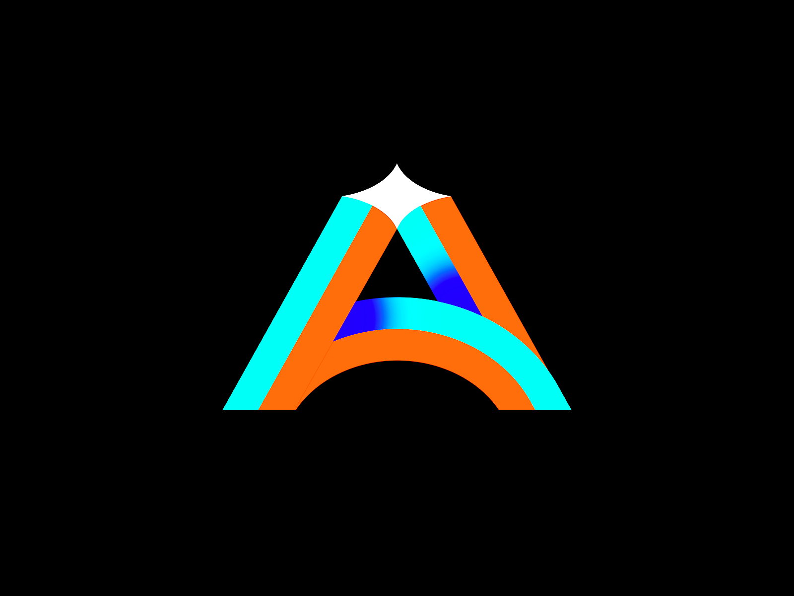 A - logo by matthieumartigny on Dribbble
