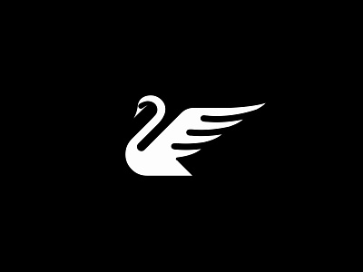 SWAN - LOGO animal bird branding design icon identity illustration logo mark marks swan symbol