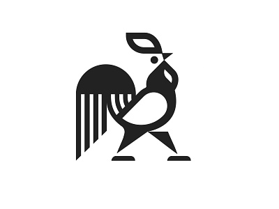 ROOSTER - LOGO animal bird branding chicken design farm icon identity illustration logo mark marks rooster roosters symbol