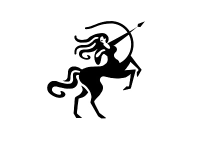 CENTAUR - SKETCH animal archer branding centaur constellation design horse icon identity illustration logo mark marks mythology runner sagittarius symbol woman