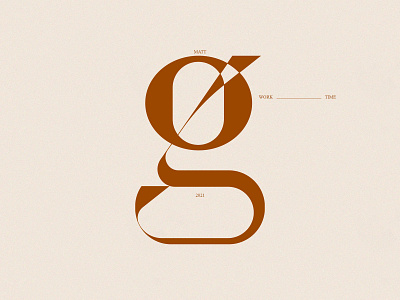 G - LETTER - CALLIGRAPHY - WORK TIME branding calligraphy design g icon identity illustration letter lettering logo marks symbol time ui vector work