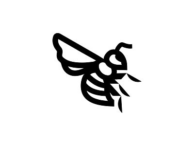 BEE bee branding design honey icon identity illustration logo marks symbol ui vector