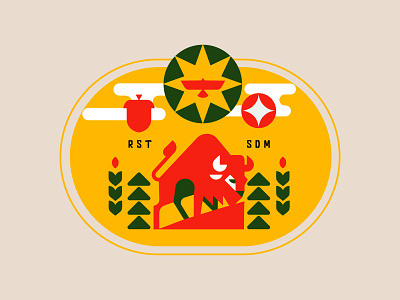 BISON - LOGO bird bison branding bull desert design icon identity illustration logo marks symbol taurus ui vector