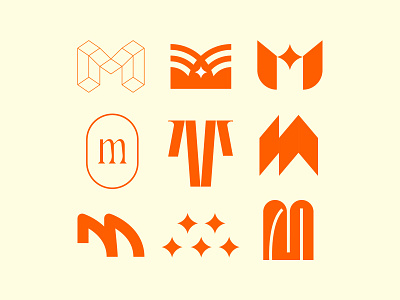 CHALLENGE 10 LOGOS - 45 MIN 2022 branding design icon identity illustration logo m marks symbol trend ui vector