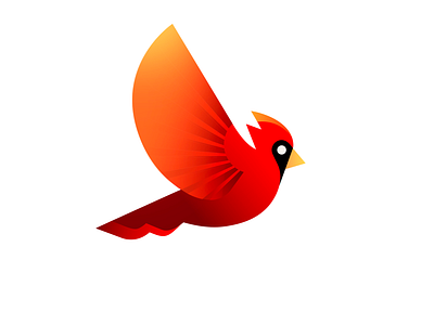 CARDINAL - LOGO animal bird birds branding cardinal cloud design flight forest icon identity illustration logo marks red sun symbol tree ui vector