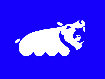 HIPPO - LOGO 3d animal animation big bird branding design graphic design hippo hippopotamus icon identity illustration jungle logo marks safari symbol ui vector