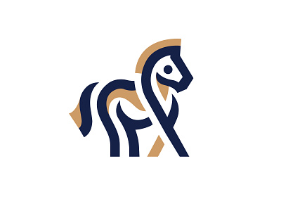 LOGO - HORSE branding design horse icon identity illustration logo marks runner symbol ui vector