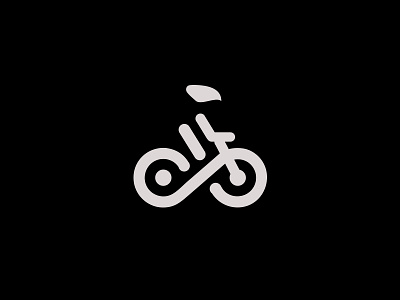 Cyclist bike black cyclist graphic icon illustration logo symbol white