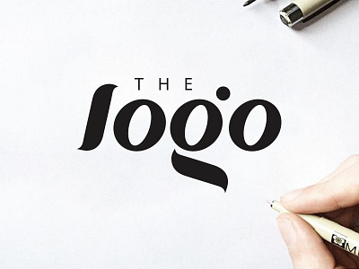 The logo black calligraphy design font graphic letter logo marks script whit