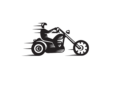 Biker biker black design graphic icon illustration logo marks moto motorbike speed