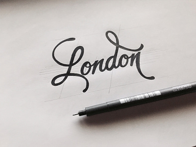 London calligraphy design england english font lettering london marks pencil script typography written