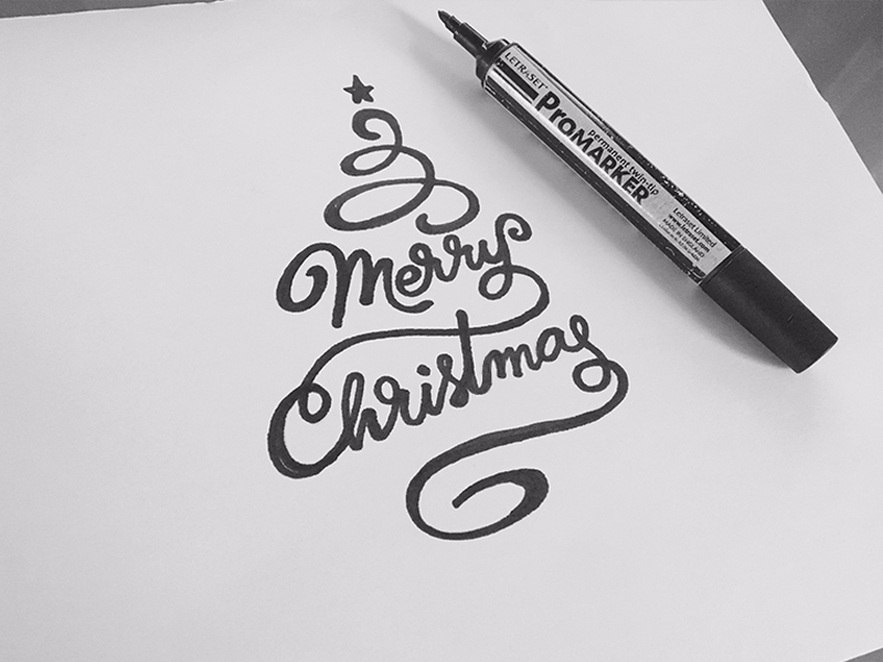 Merry Christmas by matthieumartigny on Dribbble