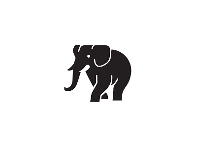 Elephant / elefant animal design elefant elephant graphic icon identity illustration line logo logotype mark