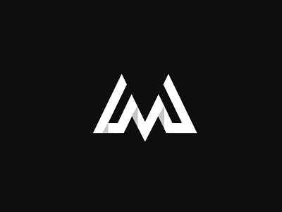 M black design font letter lettering line m marks monogram skecth type typography