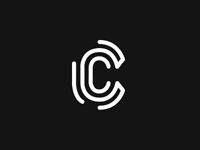 C black c design font letter lettering line marks monogram skecth type typography