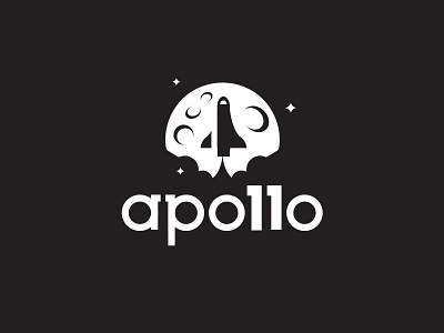 Apollo 11 11 alien apollo astronaut black design illustration logo mark moon stars symbol