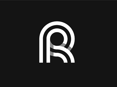 R design icon identity letter line logo logotype mark monogram r symbol type