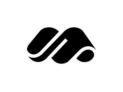 M design icon identity letter line logo logotype m mark monogram symbol type