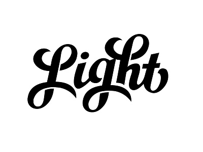 Light branding calligraphy design drawing font hand identity lettering light logo pencil type