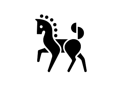 Horse animal design fast horse identity illustration jump logo logotype mark runner symbol