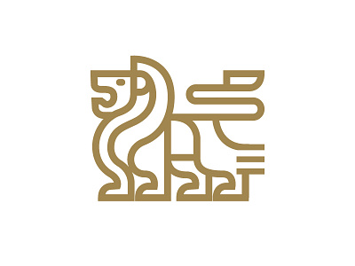 Leo Gold animal branding design icon identity illustration illustrator leo logo marks safari symbol