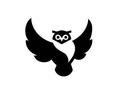 Owl animal branding design flat flight icon identity illustration illustrator logo nest owl