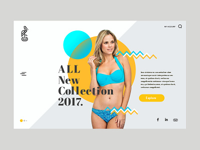 page website ecommerce fashion grid interface mode page shop style ui ux web website