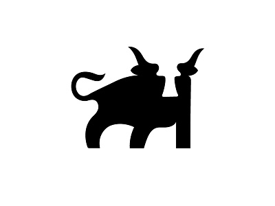 Bull beef branding bull design farm icon identity illustration logo marks symbol taurus