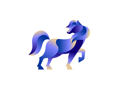 Horse branding colorful design farm horse icon identity illustration jump logo marks symbol