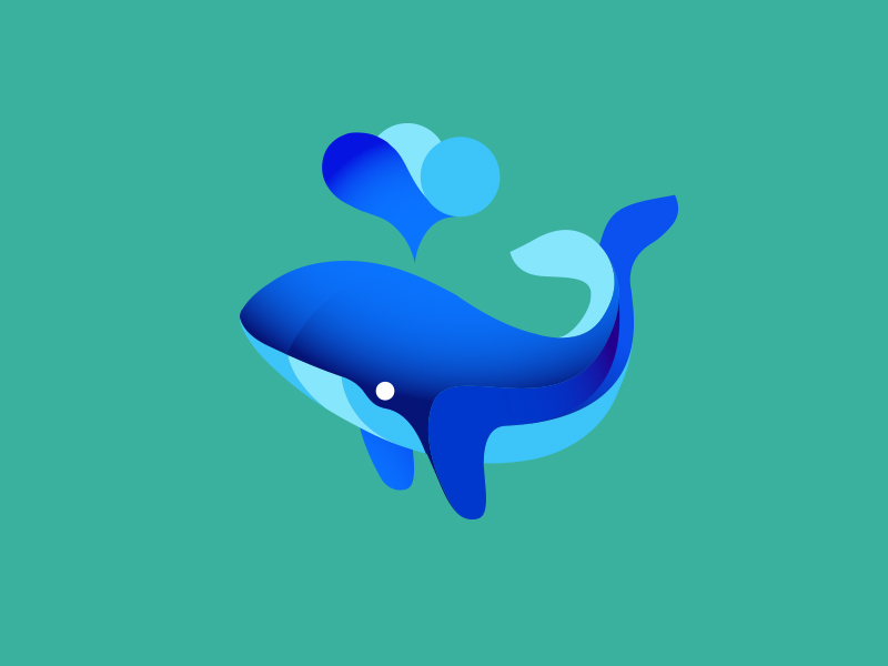 Whale by matthieumartigny for WantedDesign on Dribbble