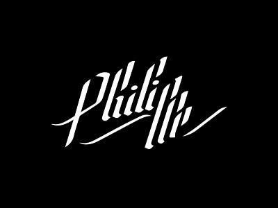 Phillipe / calligraphy branding design font grid icon identity lettering logo marks monogram philippe symbol