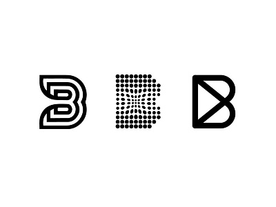 B b design icon identity letter logo logotype marks monogram symbol type
