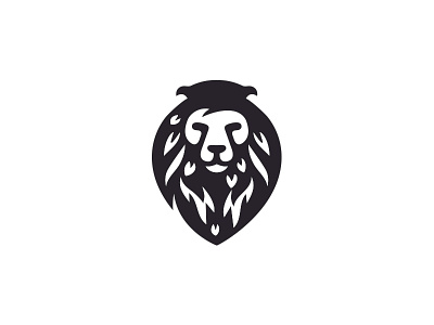 Lion branding design icon identity jungle lion logo marks safari symbol