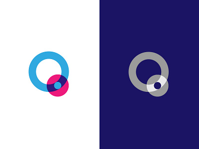 Q branding colorful design icon identity logo marks monogram q symbol