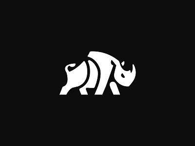 Rino africa branding design icon jungle logo mark monkey rino safari white