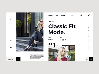 Interface mode creative design ecommerce interface mode shop template ui ux web