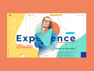 Experience / page animal branding design fashion grid icon illustration interface letter line marks mode modern photography symbol template typography typography art ui ux