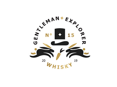 gentleman explorer - whisky animal black branding explorer font gentleman graphic icon identity illustration letter lettering line logotype mark marks monogram symbol typography whisky