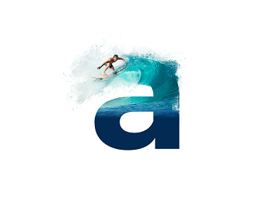 A a animal black branding design icon identity illustration lettering line mark marks monogram ocean photo sea surf surf board symbol water