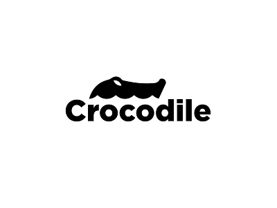 Crocodile animal black branding calligraphy crocodile design graphic icon identity illustration letter lettering line logo logotype mark marks monogram symbol typography