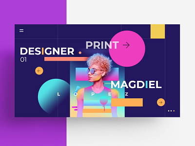 WEBSITE DESIGNER MAGDIEL animation app flat illustration minimal typography ui ux web website