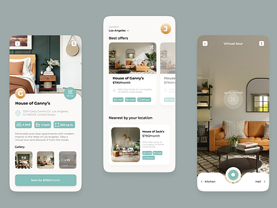 Home Rent App app design mobile app design ui uidesign user interface design ux